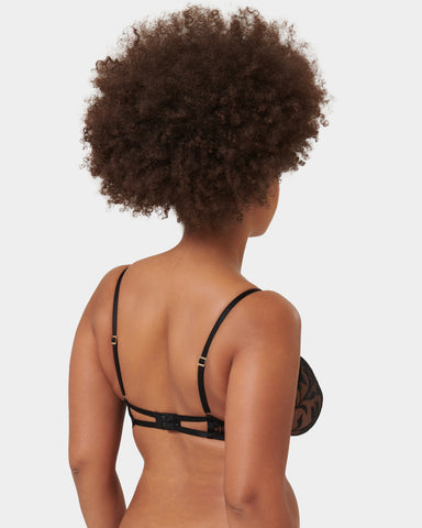 Leonora Wired Bra Black