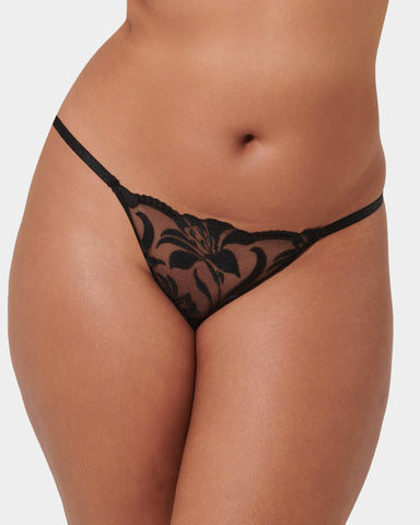 Leonora Thong Black 